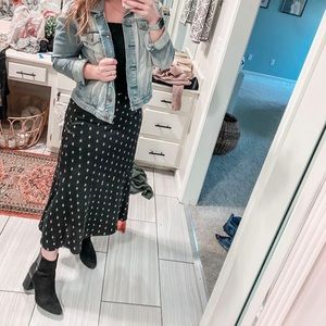 LOFT silk skirt 😍